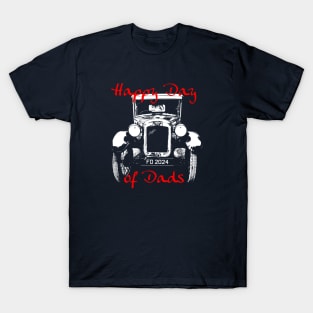 Father's Day 1930s classic car Austin Seven Day of Dads T-Shirt